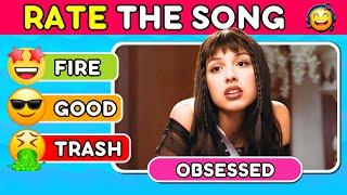 RATE THE SONG   2024 Top Songs Tier List | Music Quiz #7