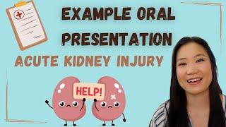 Example Oral Presentation: Acute Kidney Injury