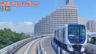 Driver's View of YURIKAMOME crossing the rainbow bridge over Tokyo bay | Train Japan