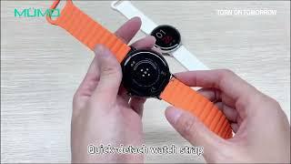 2024 Latest design MUMO Smart Pocket Watch with Quick detach watch strap #amoled #ai #mumo