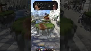 Minecraft PvP Fireball Fight #shorts