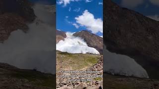 This Guy Filmed An Avalanche And It BACKFIRED #shorts