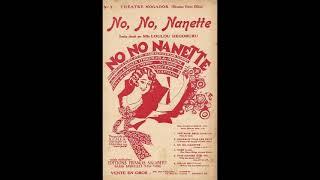 NO NO NANETTE one-step from 'No No Nanette' (Vincent Youmans)