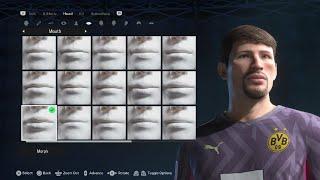 EA SPORTS FC 24 Pro Clubs lookalike Face tutorial - Gregor Kobel ver.2/BVB Dortmund/Switzerland