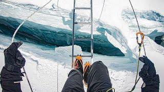 1 Hour of Ambient Climbing Through Everest's Khumbu Ice Fall