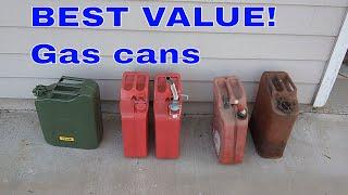 Metal gas cans RULE...... Vevor gas can review Jerry cans done right