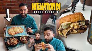 WHEN A FOOD REVIEWER OPENS A FOOD RESTAURANT! WHAT DID I THINK OF THE HEYMAN ARCADE?!