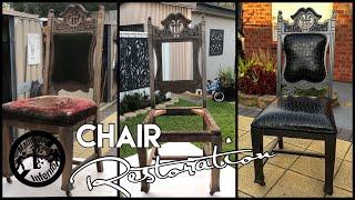 Antique chair restoration madmen Inferno style