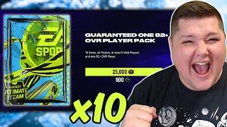 I PULLED A TOTS & OPENED 10 82+ PLAYERS PACKS | NHL 24 Team of the Season