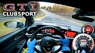 FAST LAP VW GOLF 8 GTI Clubsport Nordschleife  POV | Fahr doch