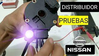 DISTRIBUIDOR NISSAN, PRUEBAS SEÑALES, SOLUCIÓN CHISPA, MÓDULO Y SENSOR  ÓPTICO CONEXIÓNES,