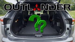 Mitsubishi Outlander Cargo Space and How to Fold the 2nd and 3rd Row Seats