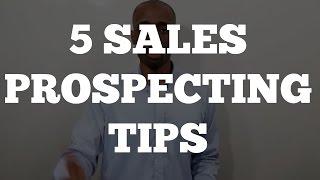 Sales Training: How to Sell Services [5 Sales Prospecting Tips]