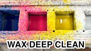 oddly satisfying wax deep clean | scrapey scrapey