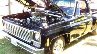 Supercharged 1974 Chevrolet C10 Step Side Walkaround