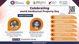 AICTE and MoE’s Innovation Cell - Expert Talk - World Intellectual Property Day