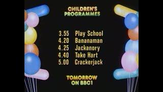 Thursday 3rd November 1983 BBC1