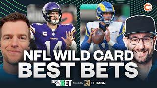 VIKINGS VS RAMS WILD CARD BEST BETS + MORE!