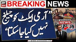 Civilian Trial in Military Courts Hearing Adjourns - Khawaja Haris Gave Important Remarks