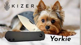 Double Detent Kizer Yorkie!?? #knives #edc #kizerknives