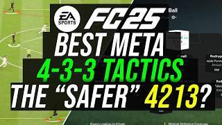 BEST META 433 Custom Tactics & Formations - A safer 4-2-1-3 Tactic? - EA FC 25