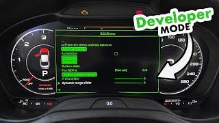 Audi A3 (8V) Virtual Cockpit hidden green menu (VC GEM)