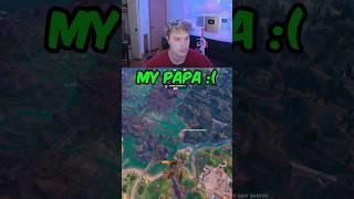 KID LOST HIS PAPA  (fortnite)