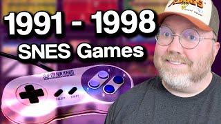 Best (and Worst) SNES Games 1991 - 1998 marathon