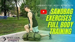 Exercise Sandbag. Full Body Sandbag Training Workout (*Audio fixed)