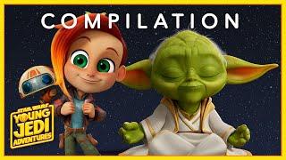 Meet the Young Jedi | Compilation | Star Wars: Young Jedi Adventures | @StarWarsKids x@disneyjr