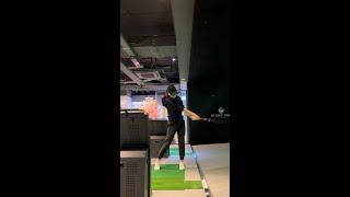 골프 입문 3개월차 여자 아마추어 7번 아이언 임팩트 만들기 | 100미터 도전 #1 Golf beginner 7iron swing practice
