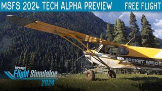 Flight Simulator 2024 Tech Alpha Preview - Free Flight