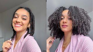 Current BRAID-OUT routine for CURL DEFINITION, MOISTURE & to last ALL WEEK! | AbbieCurls