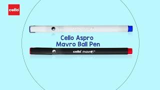 Cello Aspro Mavro Ball Pen