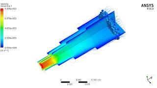 ANSYS Tutorial | Solution animation video: Flow in a Stepped Pipe | ANSYS CFD | ANSYS WORKBENCH