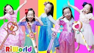 아빠! 공주 드레스 좀 사주세요! 리원이의 공주 드레스 놀이 Princess Dresses Shopping. RIWORLD. 리원세상