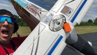 E Flite Turbo Timber “Zombie Patrol”Beautiful Dedication Flight to My Boyz In California! SALUTE!!