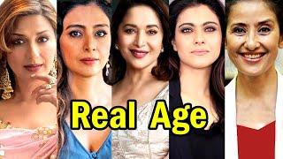 Old actress real age in 2023 | Bollywood heroines real age | Madhuri dixit, kajol, Tabu, vidya balan