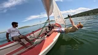 Sam takes the helm of the C-15, Carter Lake