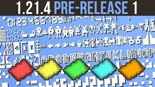 Minecraft 1.21.4 Pre Release 1 New Item Tints & Symbols