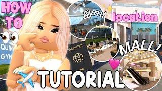 HOW TO GO TO SHOPPING MALL, KIDS PLAY CENTER & MORE!! ROLEPLAY GAME *ROBLOX TUTORIAL*