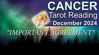 CANCER TAROT READING "REACHING AN IMPORTANT AGREEMENT" December 2024 #cancer #december2024 #tarot