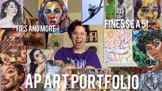 AP portfolio (tips to score an easy 5) + freshman vs senior year portfolio