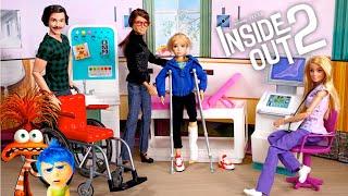 Barbie Inside Out Riley Doll Get Well Routine at Hospital