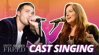 Jamie Dornan & Dakota Johnson Singing (Real Voice)