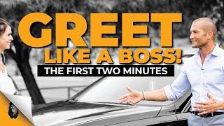 GREET LIKE A BOSS - What to Say in the First Two Minutes // Andy Elliott