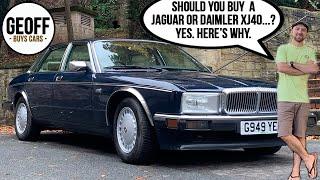 Should you buy a Jaguar or Daimler XJ40? Yes. Here's why. Geoff Buys Cars Daimler XJ6 Summary Review