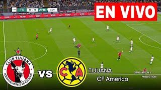 Club America vs Tijuana Xolos En Vivo | BBVA Liga MX 2024 - Partido Completo