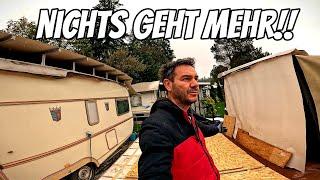 Dauerregen am Campingplatz - Das Wetter wirft unsere Pläne über den Haufen!!