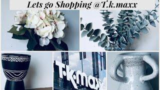 Shopping haul at Tj maxx / Tk maxx decor shopping for Spring